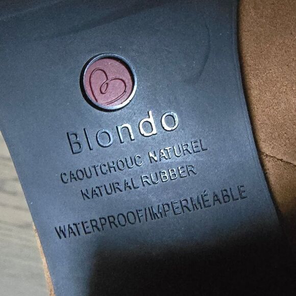 Blondo Tarrah Slouch Mid Calf Pointed Toe Suede Waterproof Boot in Chestnut - Picture 10 of 11